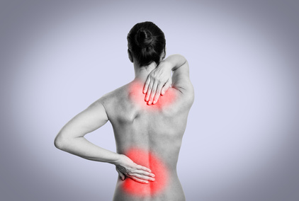 Schmerzzonen im Rücken