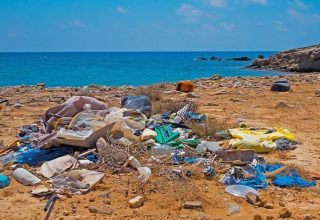 Plastikmüll am Strand