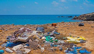 Plastikmüll am Strand